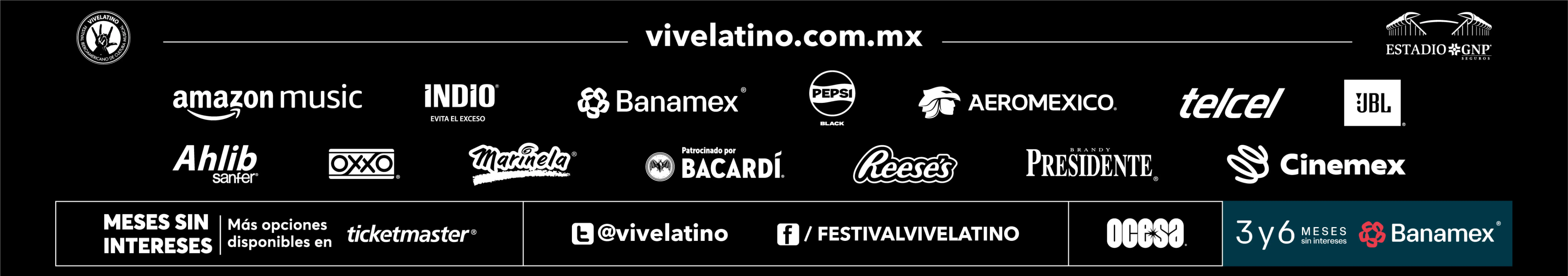 VL26 Cintillo de Patrocinadores