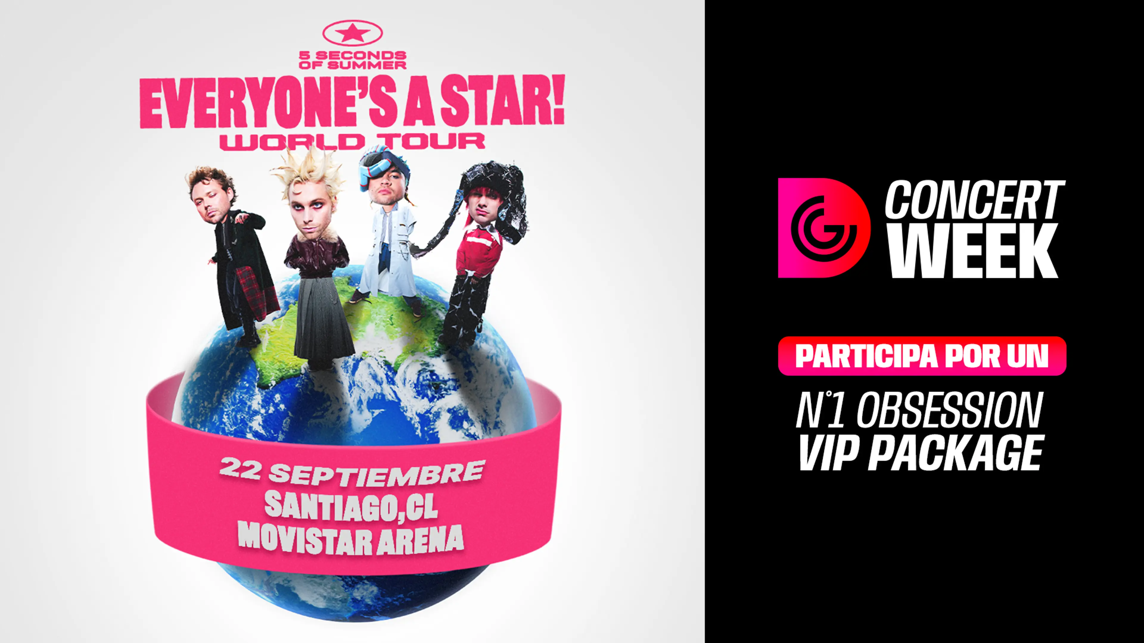 Conoce los concursos que Concert Week tiene para ti 5SOS