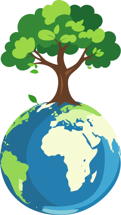 árbol sobre el mundo