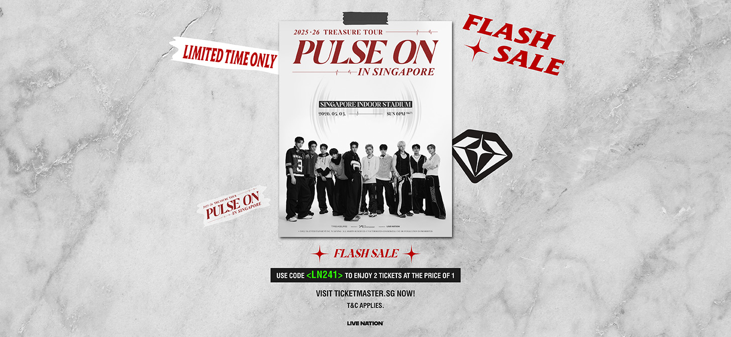TREASURE LN241 Flash Sale | Live Nation Singapore
