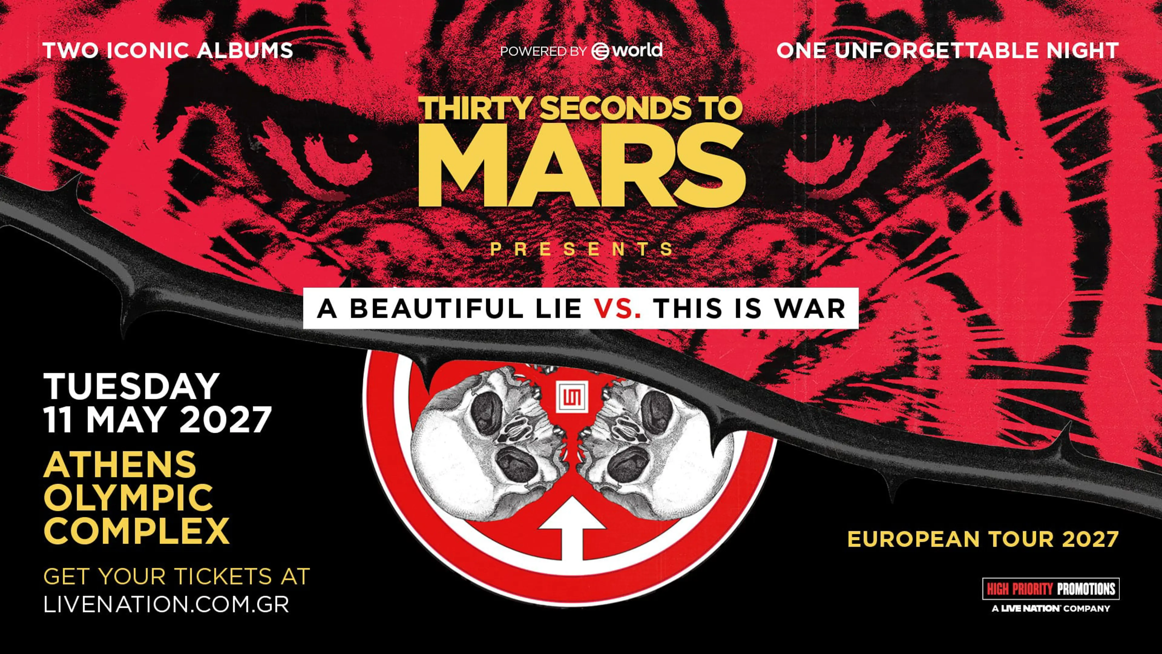 Οι Thirty Seconds To Mars φέρνουν το "A Beautiful Lie vs. This Is War" Tour στην Ελλάδα!!