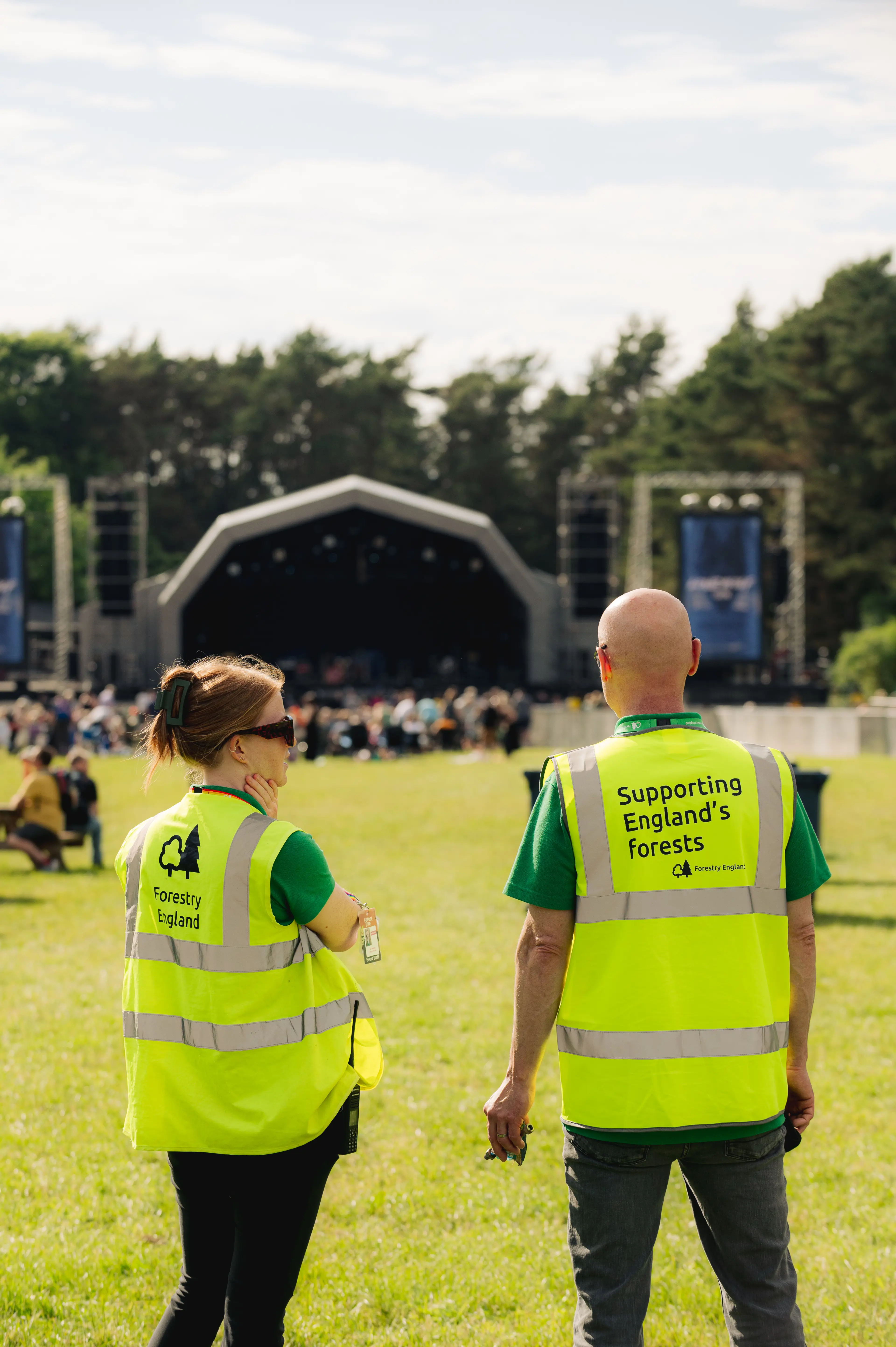 Volunteers at Forest Live