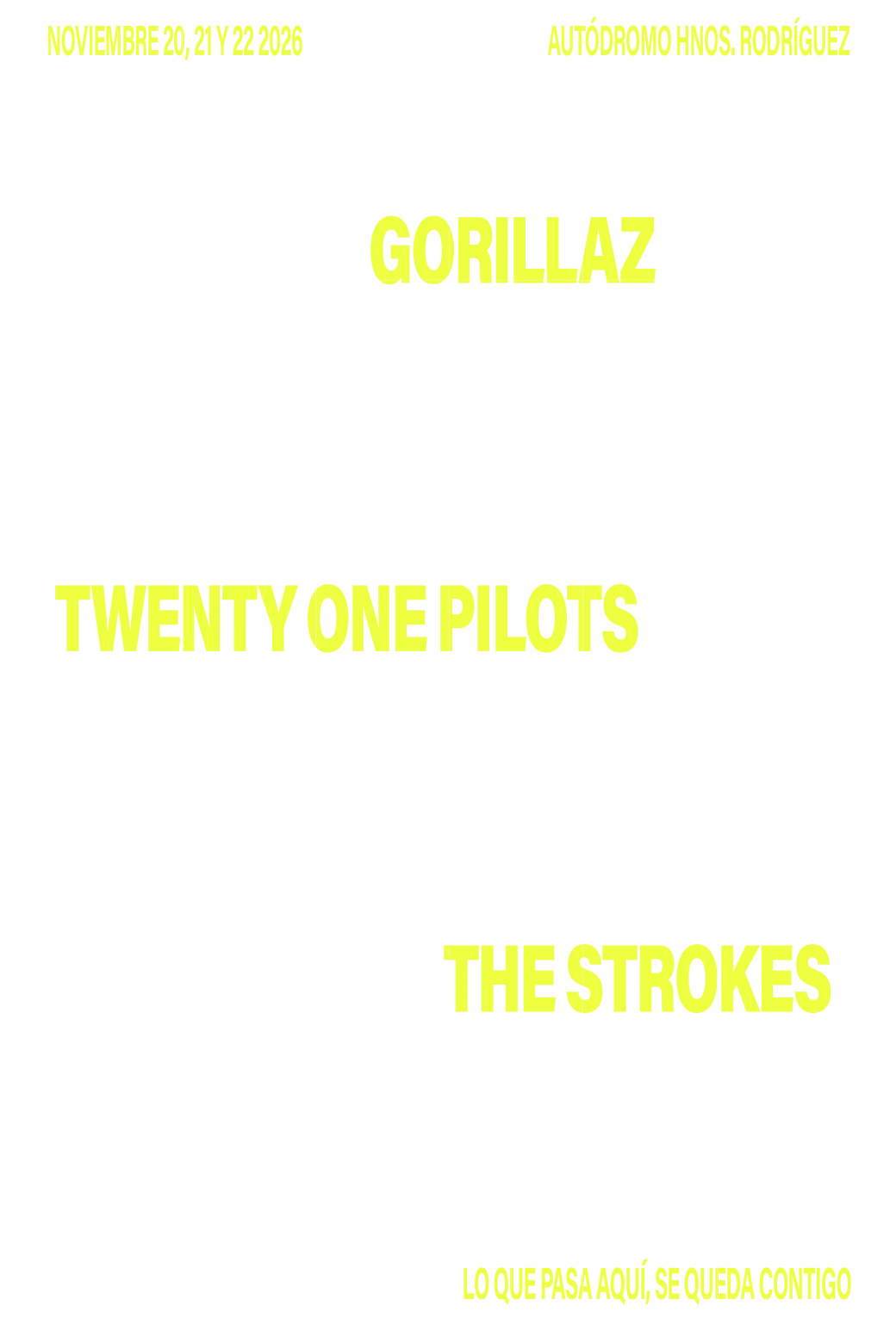 Corona Capital 2026 Poster