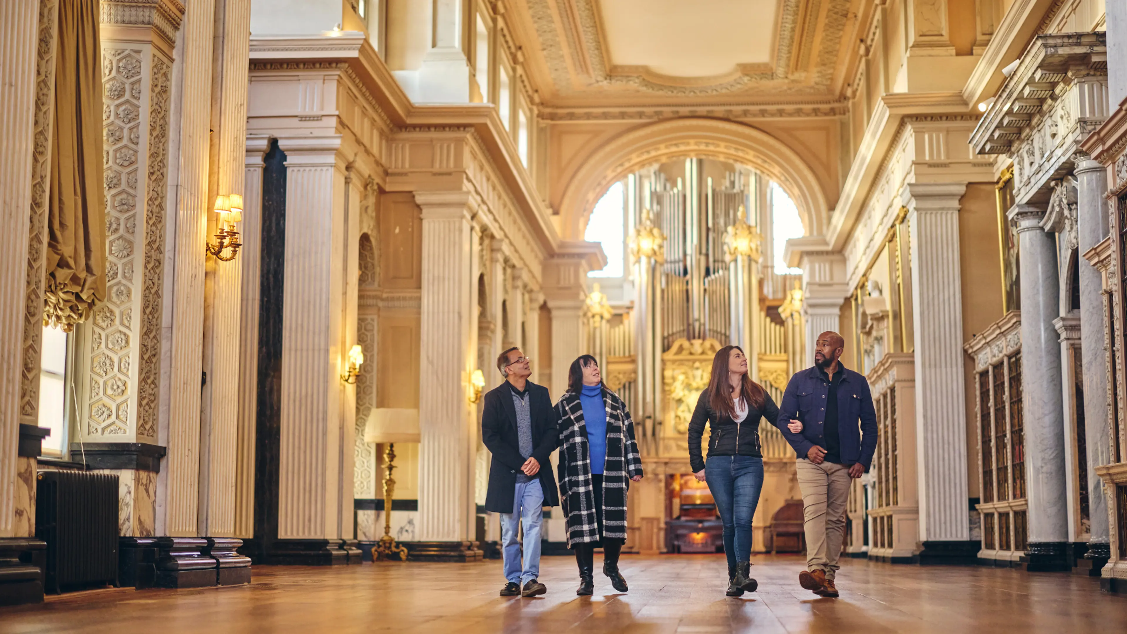 The Long Library at Blenheim Palace