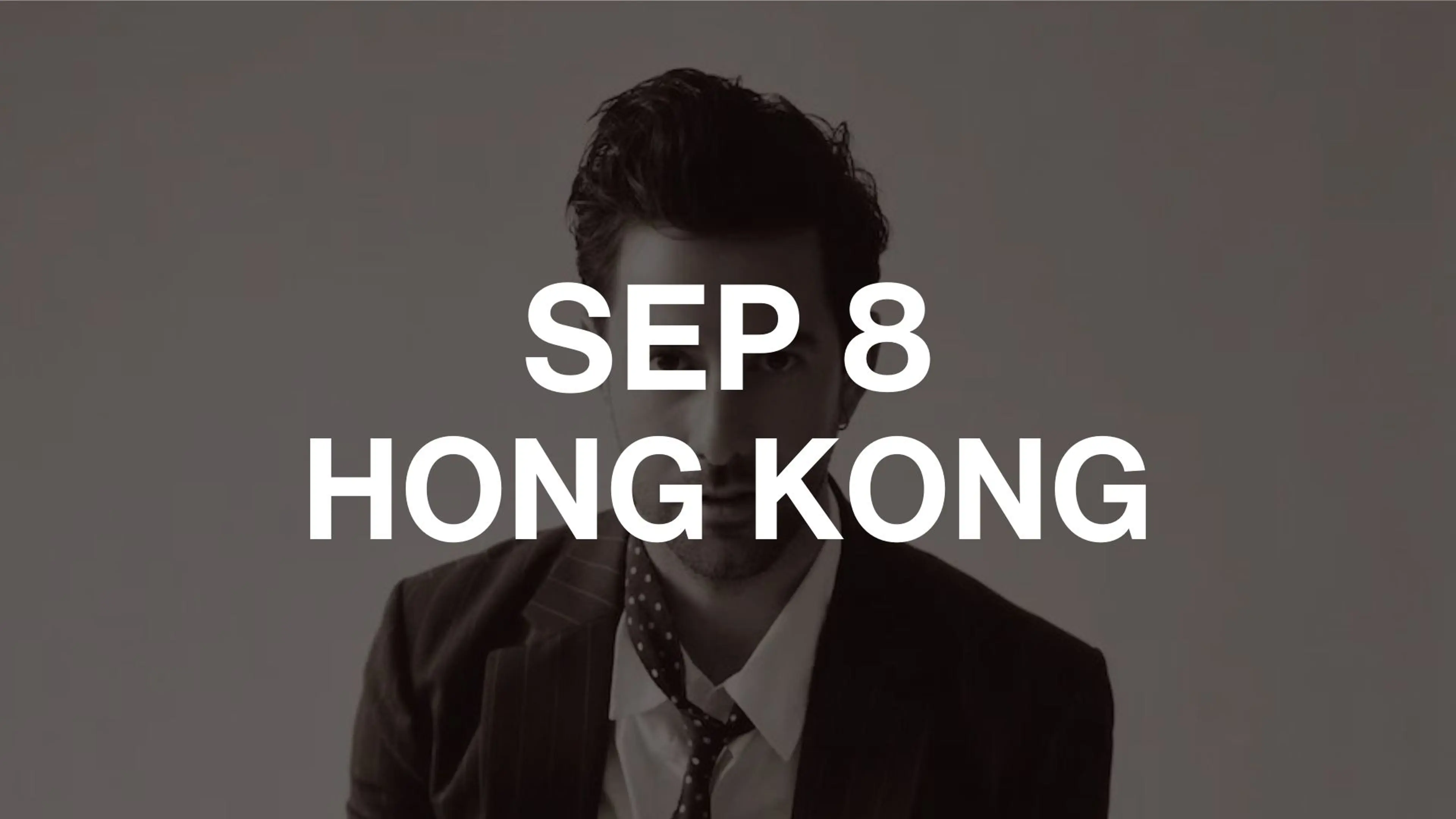 Bruno Major Asia Tour 2024 in Hong Kong