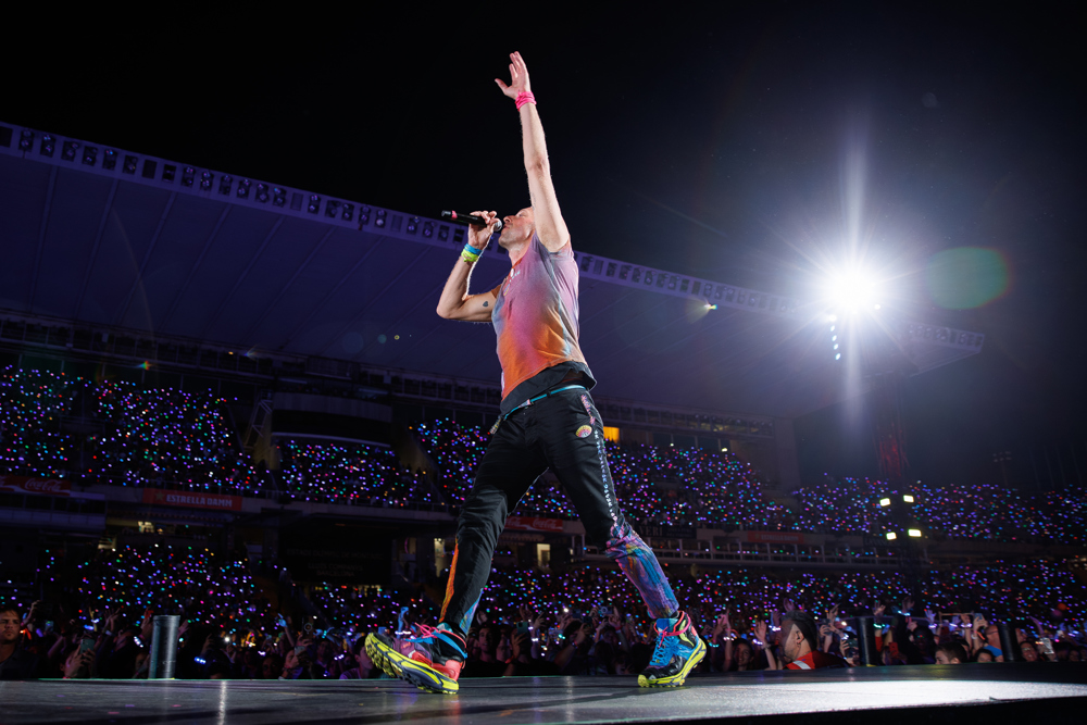 Coldplay Informe MIT de sostenibilidad acción con Live Nation