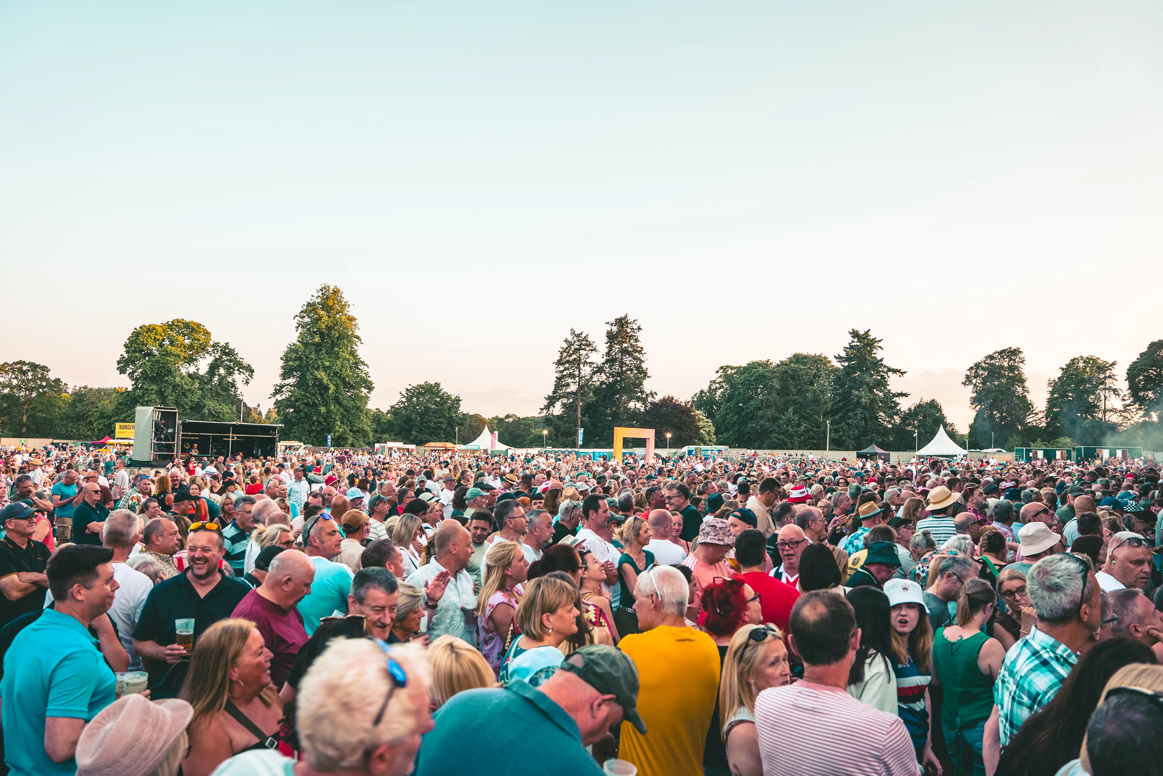 Crowd of people at Forest Live