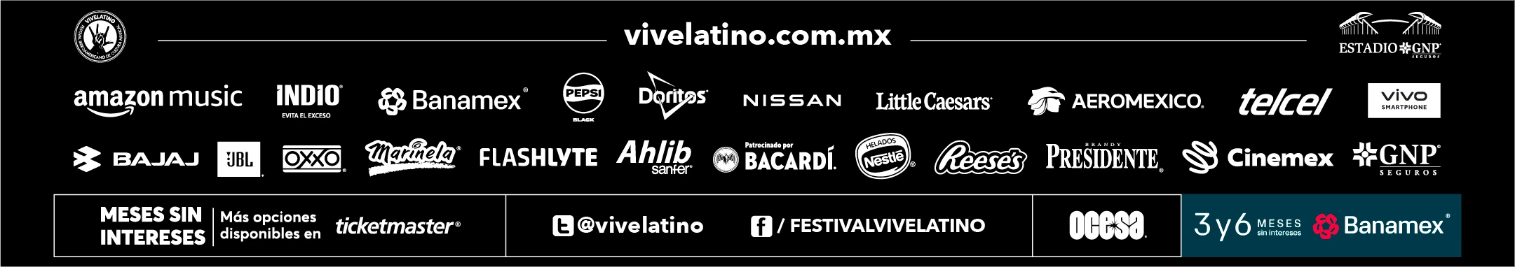 VL26 Cintillo de Patrocinadores