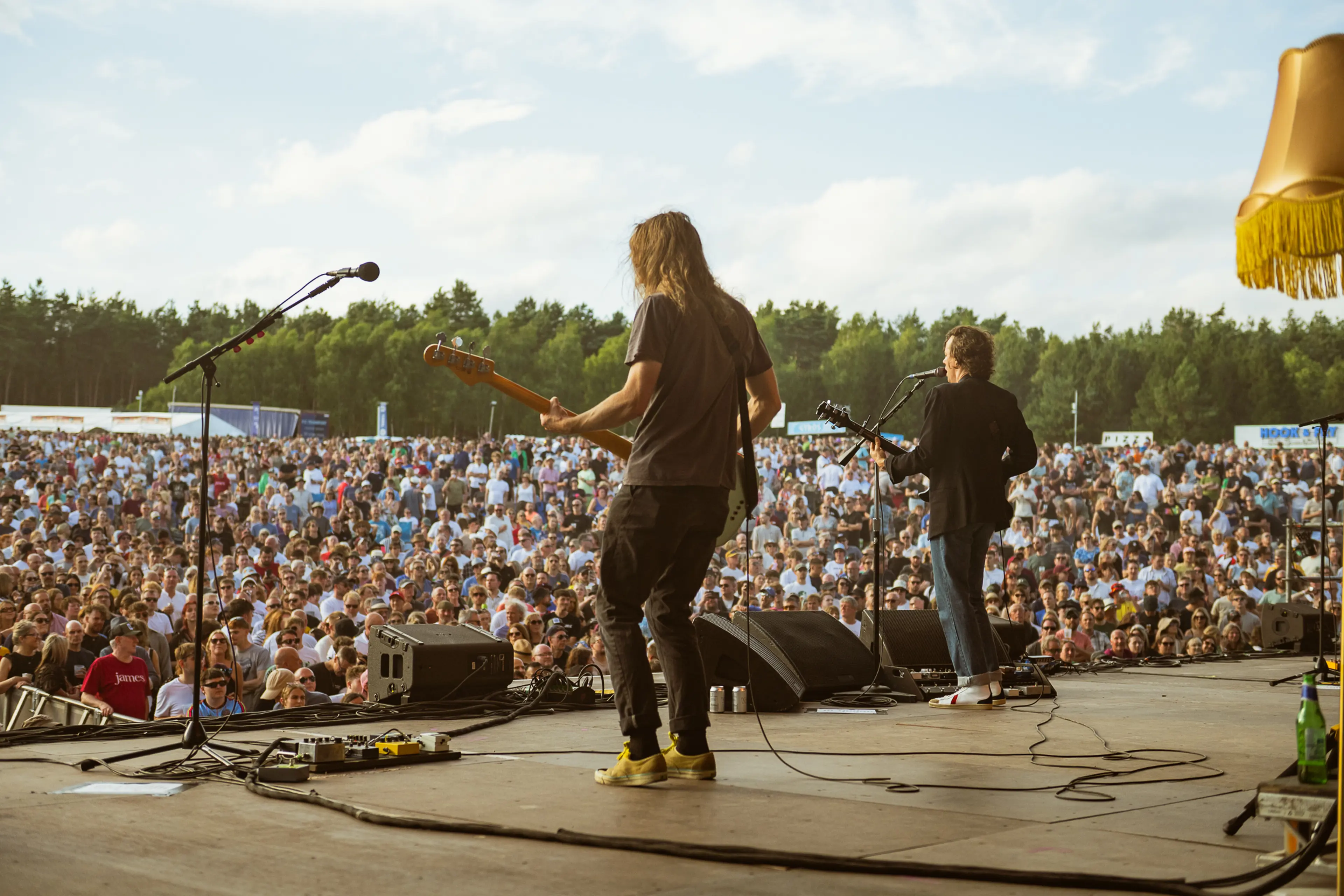 Razorlight performing on stage