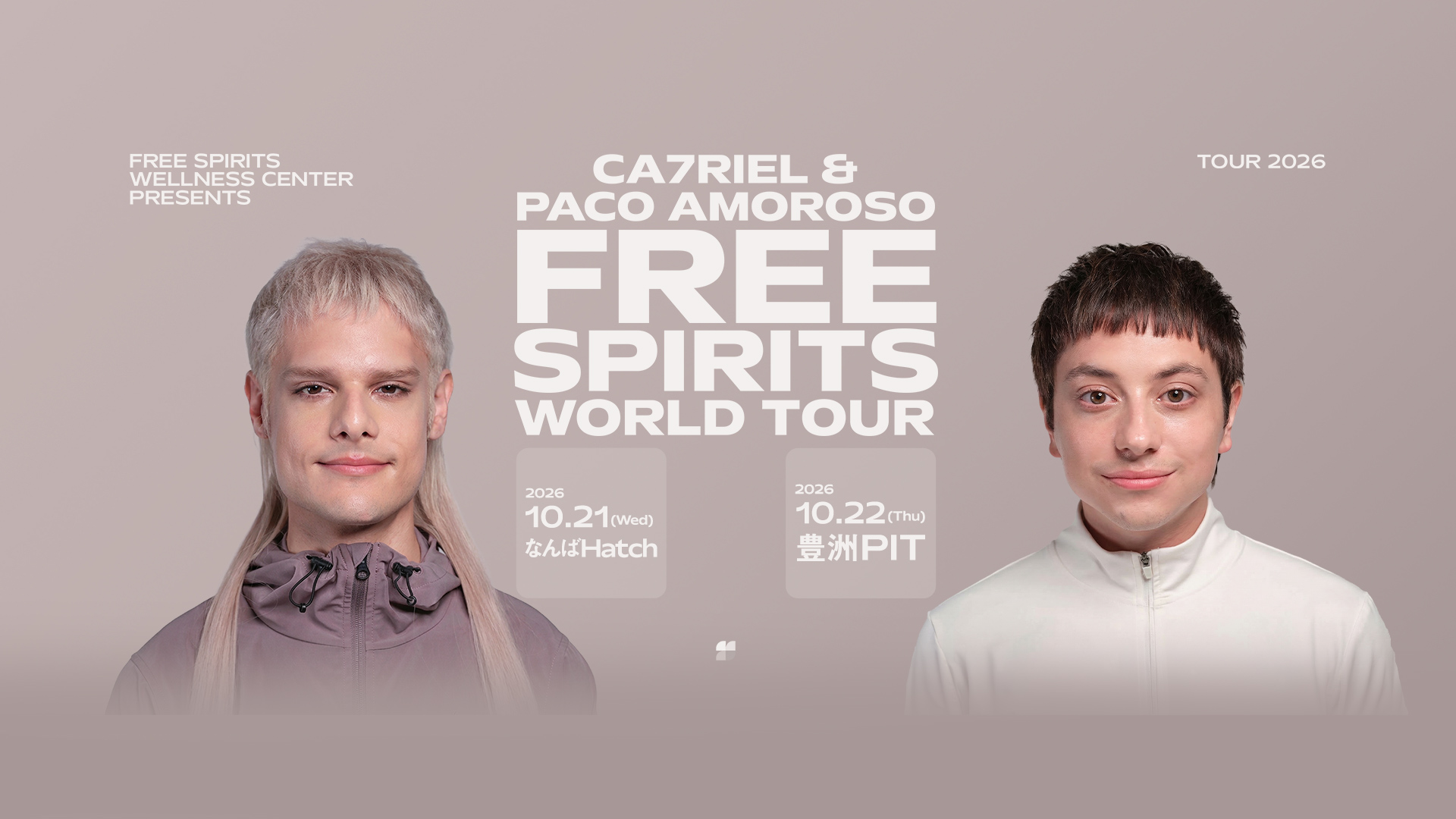 Ca7riel&Paco Amoroso カトパコ 2025 ツアーT CA7RIEL & Paco Amoroso: Free Spirits World Tour Tickets, Tour and