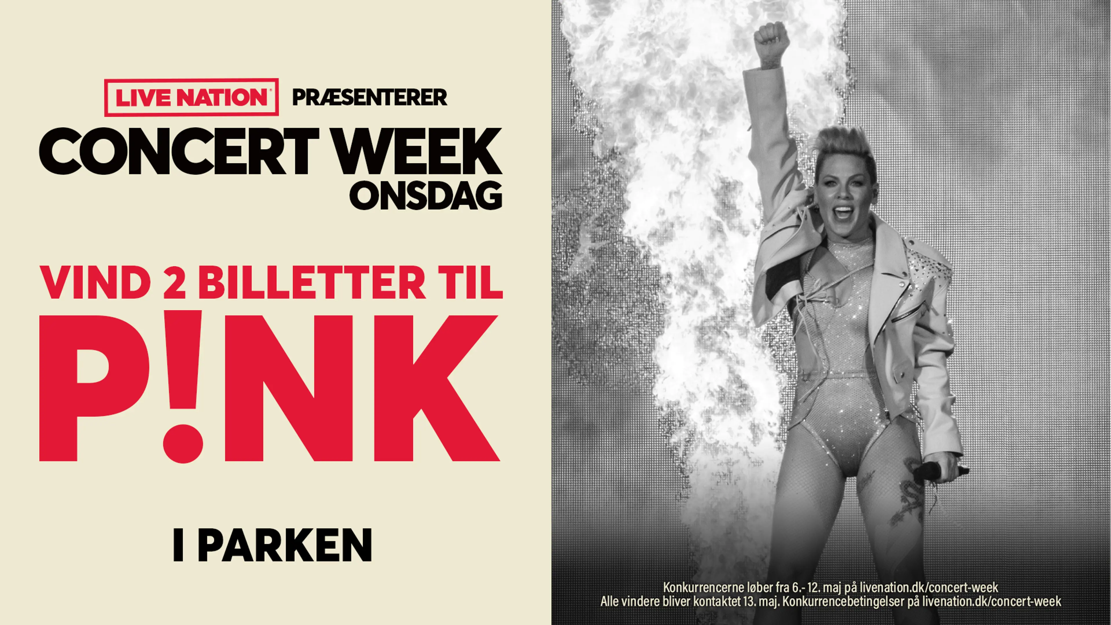 Vind 2 billetter til P!NK