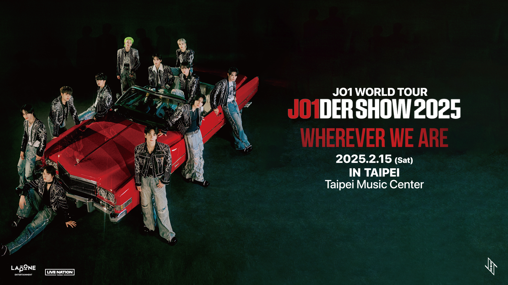 JO1 WORLD TOUR JO1DER SHOW 2025 'WHEREVER WE ARE' IN TAIPEI｜Entry