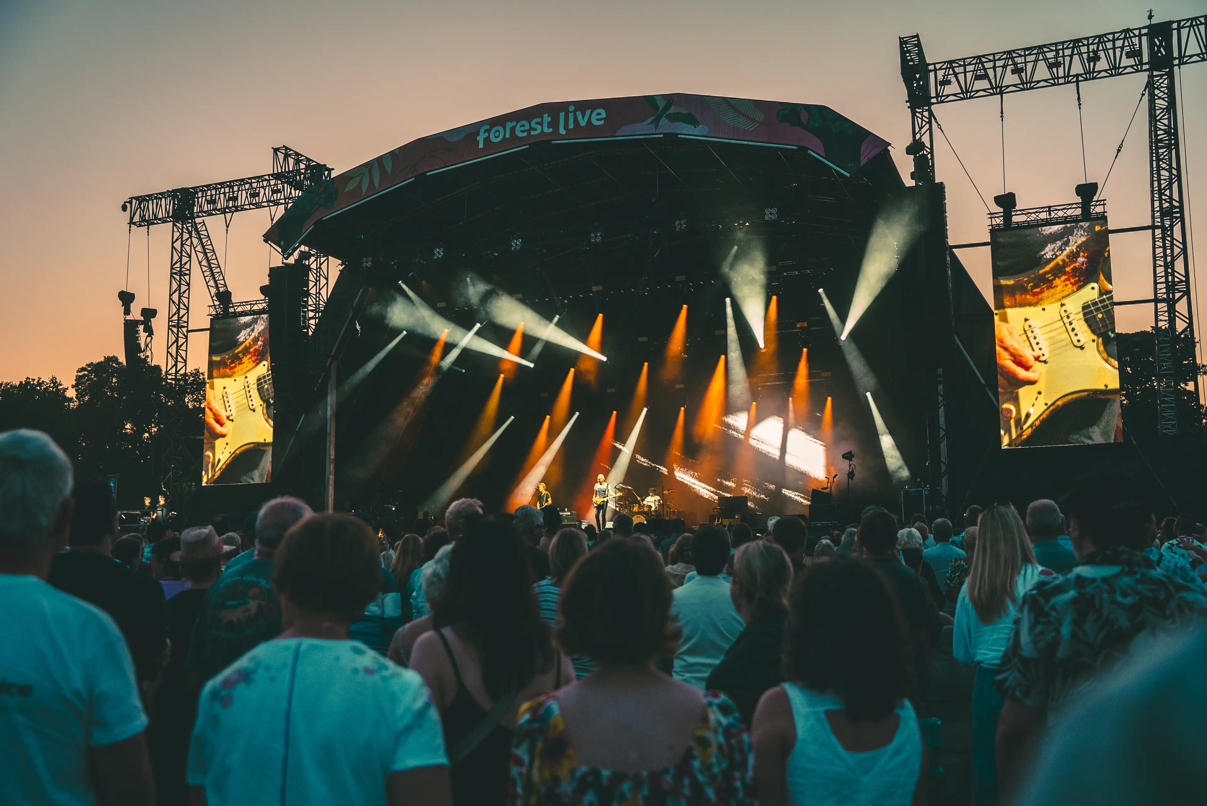 Sting performing at Westonbirt Arboretum