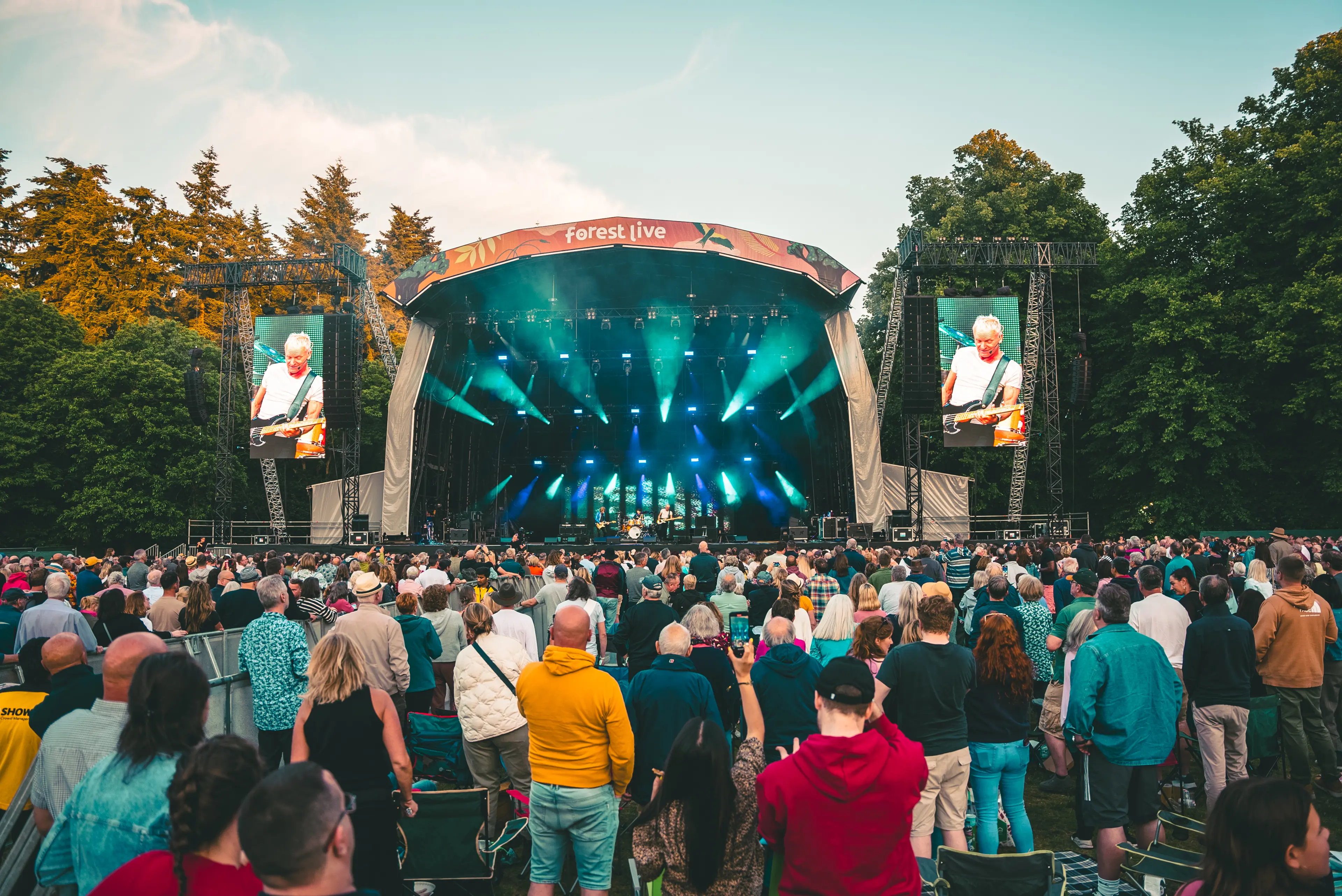 Sting performing at Forest Live