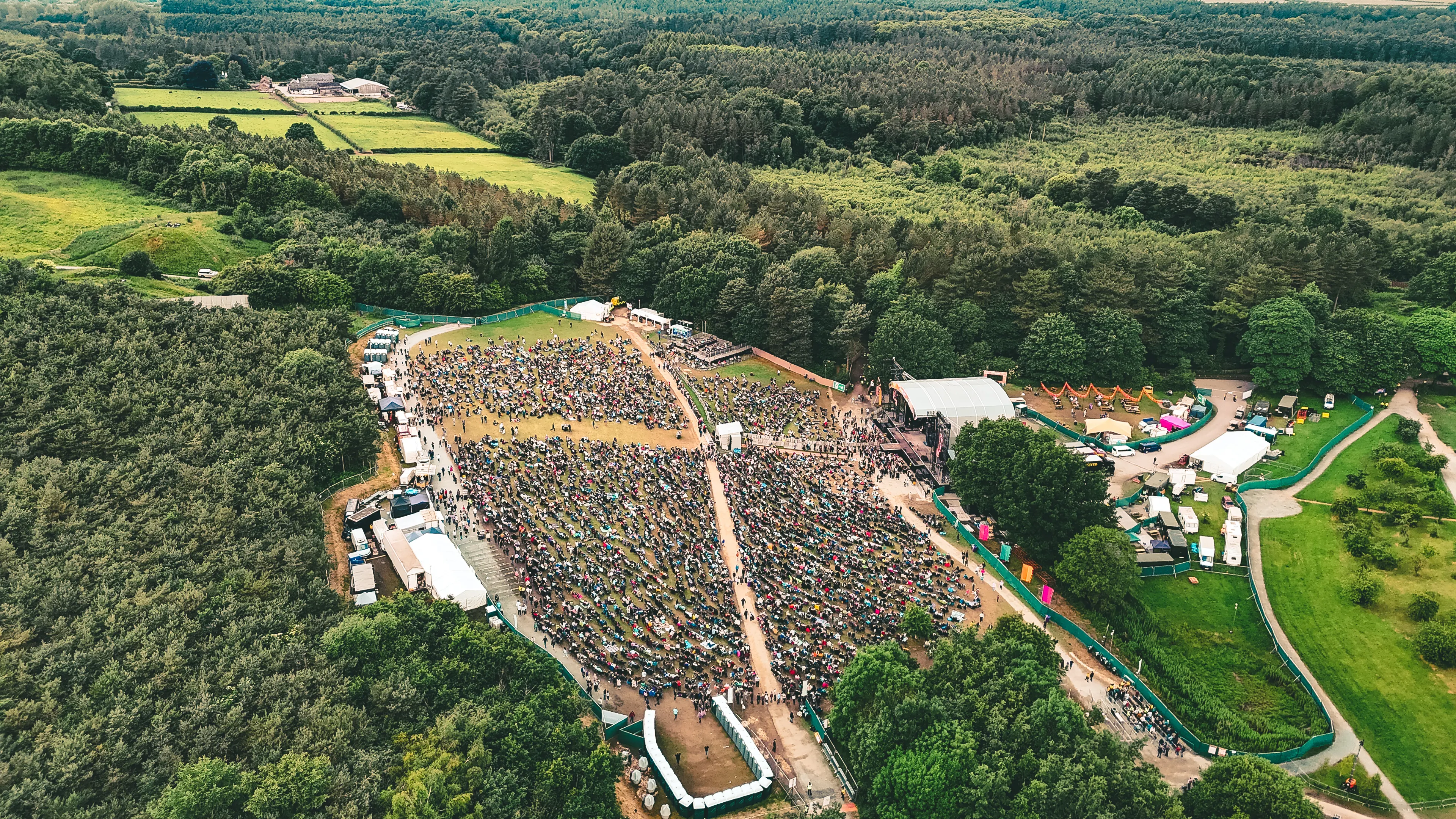 Delamere Forest from above