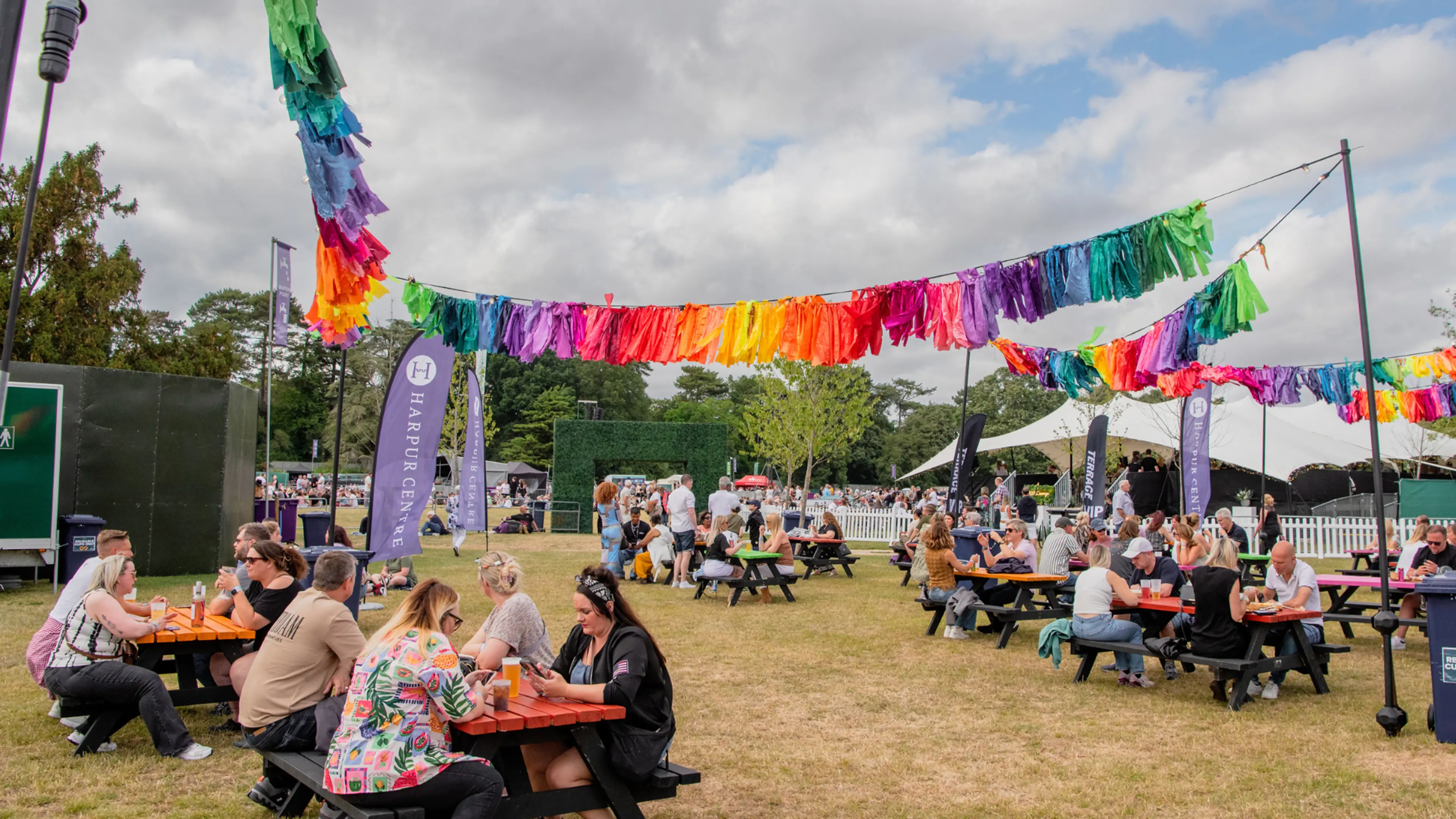 The Retreat area at TK Maxx presents Bedford Summer Sessions