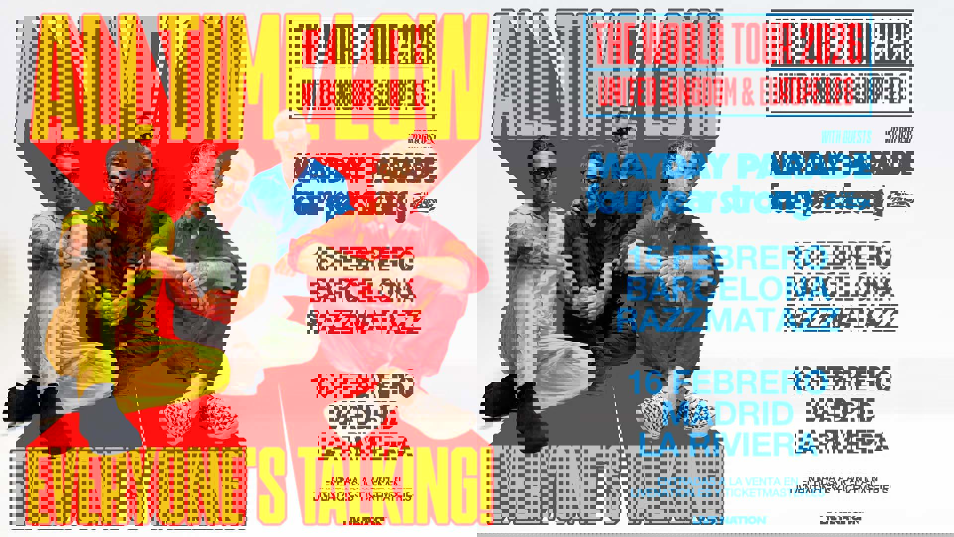 All Time Low pase de prensa para sus conciertos en MAdrid y Barcelona en 2026