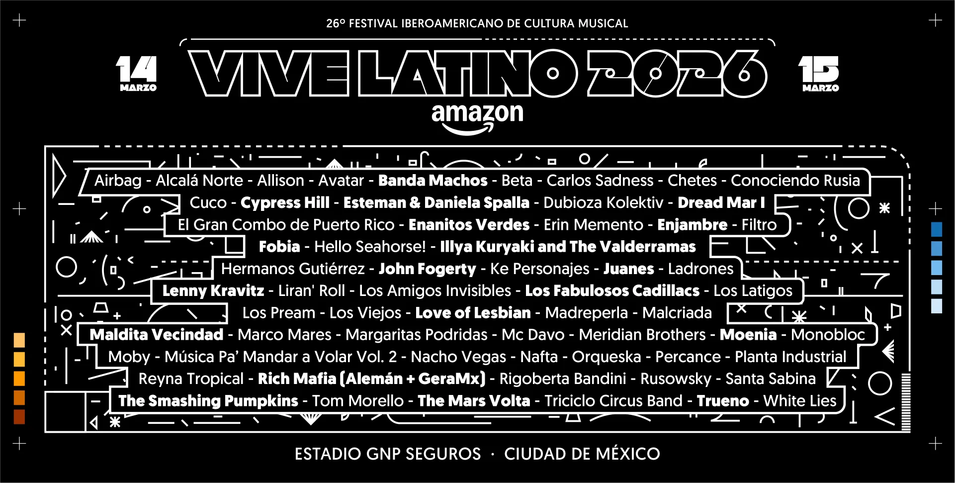 Vive Latino Line Up 2026