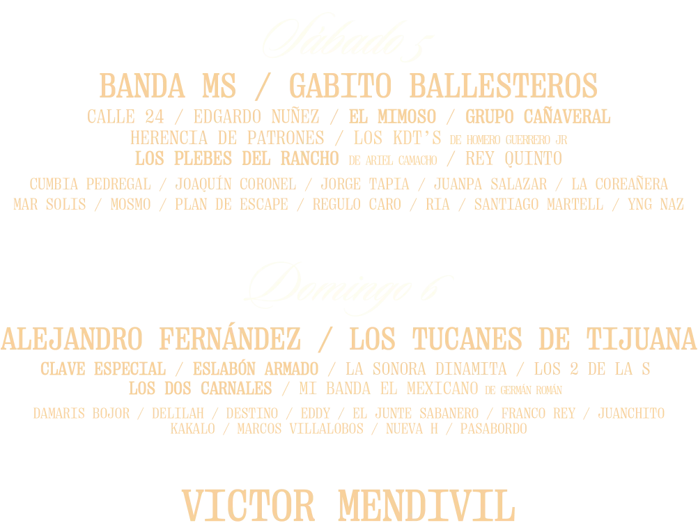 Arre 2026 poster lineup 