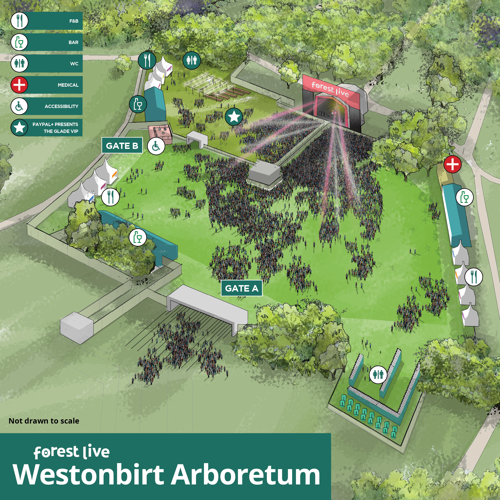 Westonbirt Arboretum Venue Map