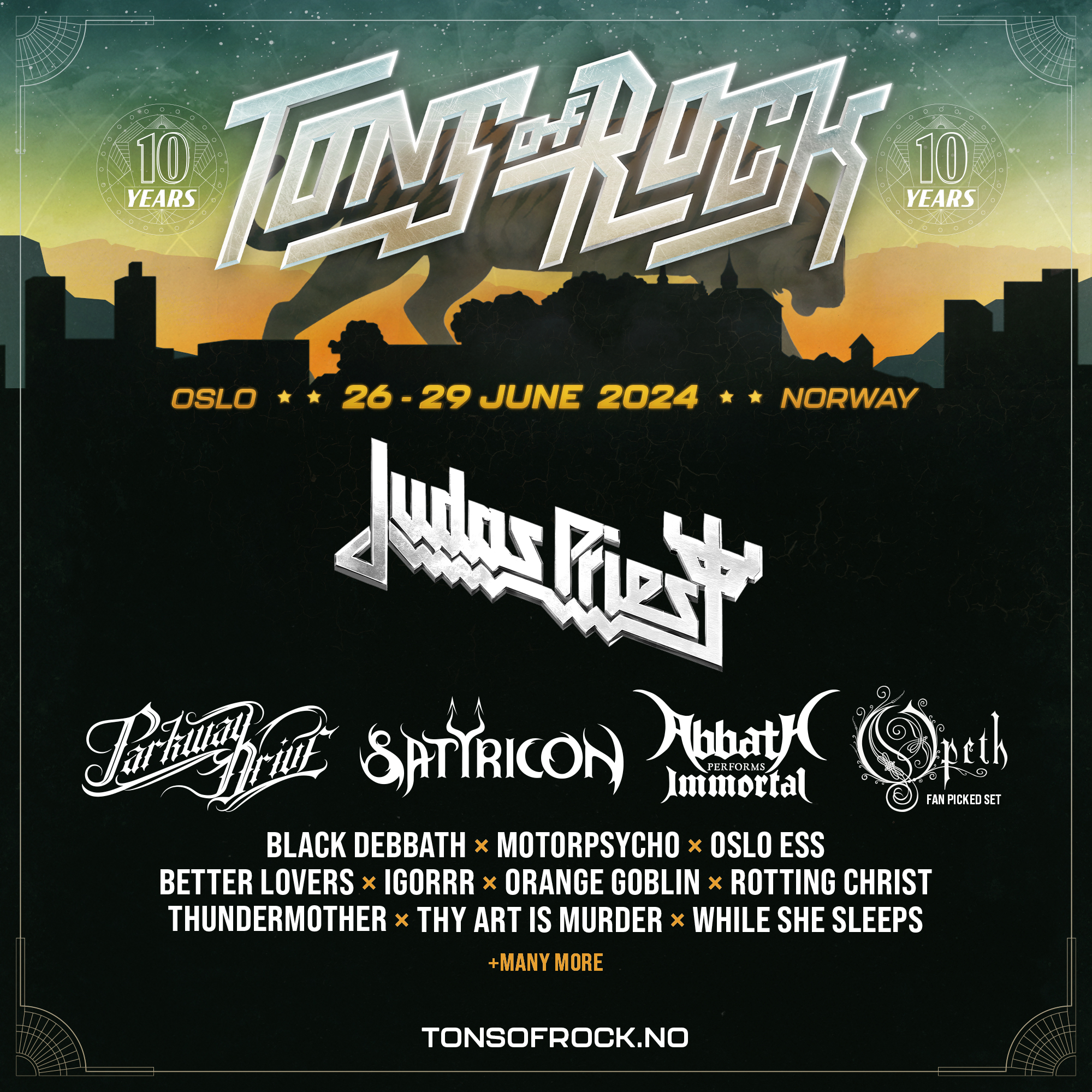 FIRST 15 BANDS READY FOR TONS OF ROCK 2024   Tonsofrock 2024 Lineup 2000x2000 