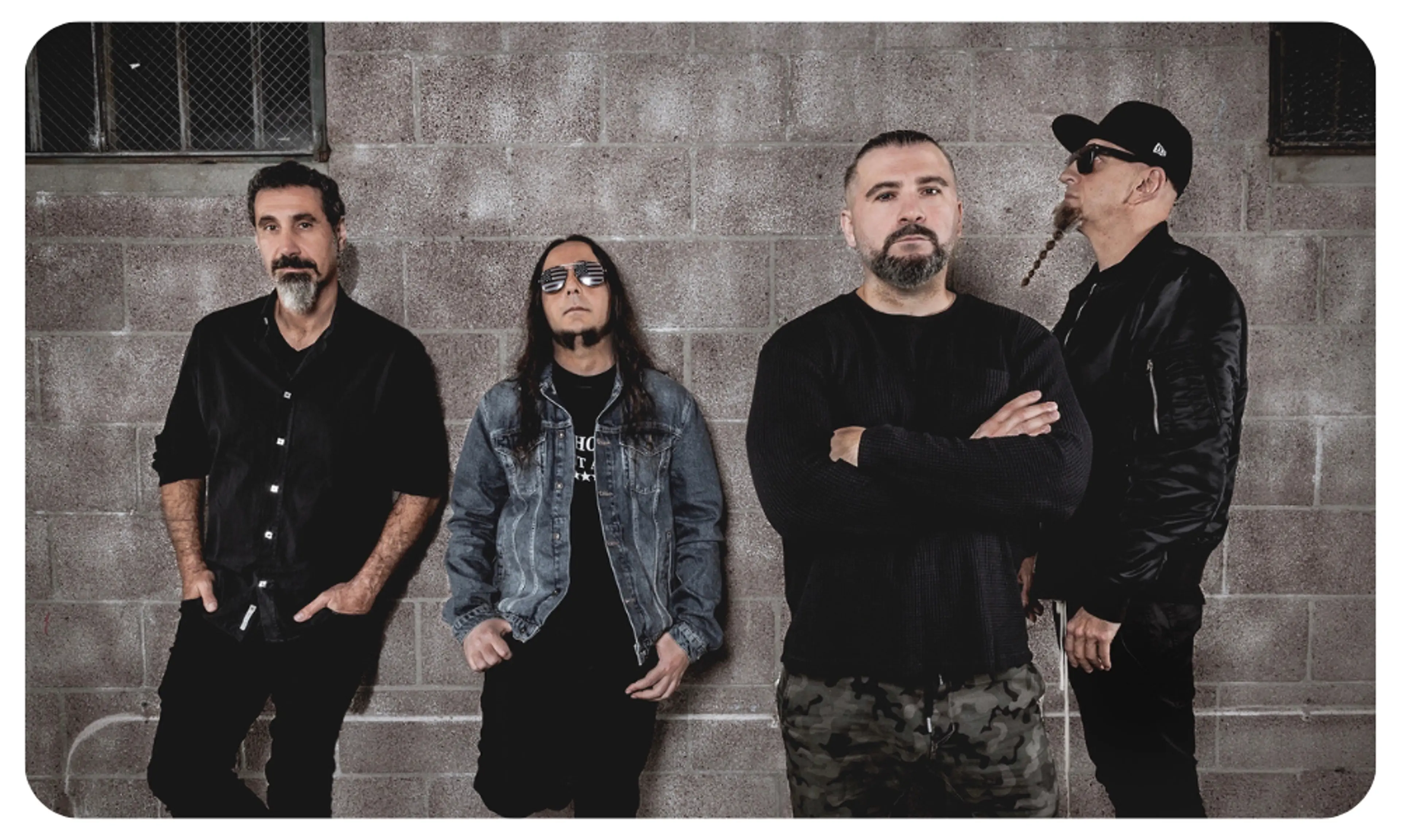 Foto promozionale della band System Of A Down