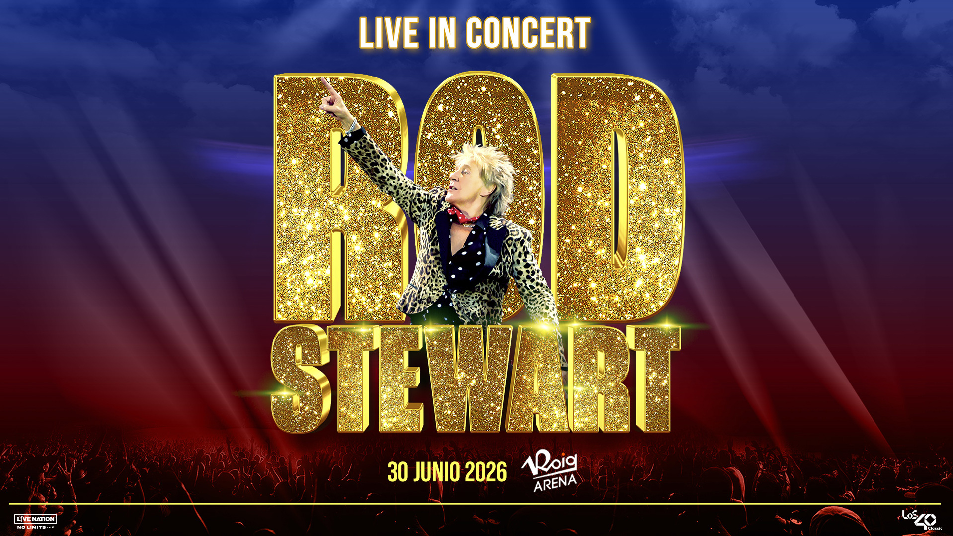 Rod Stewart en Valencia en junio de 2026