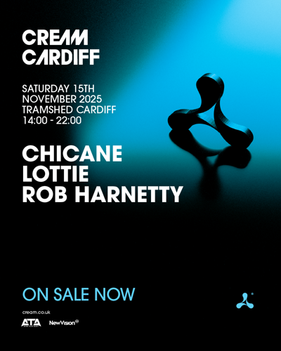 CREAM CARDIFF ARTWORK WITH LIST OF DJS