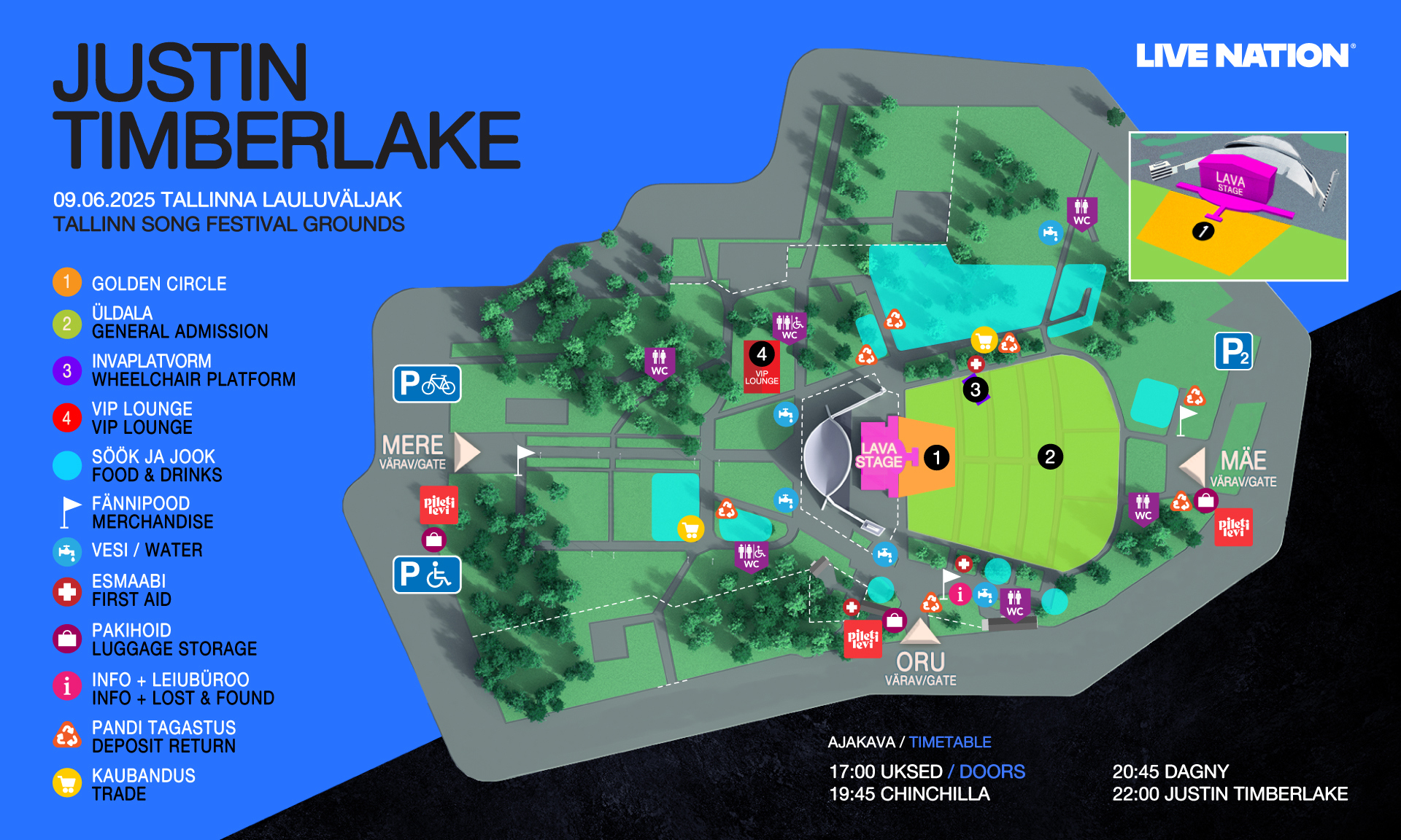 Justin Timberlake Area Plan