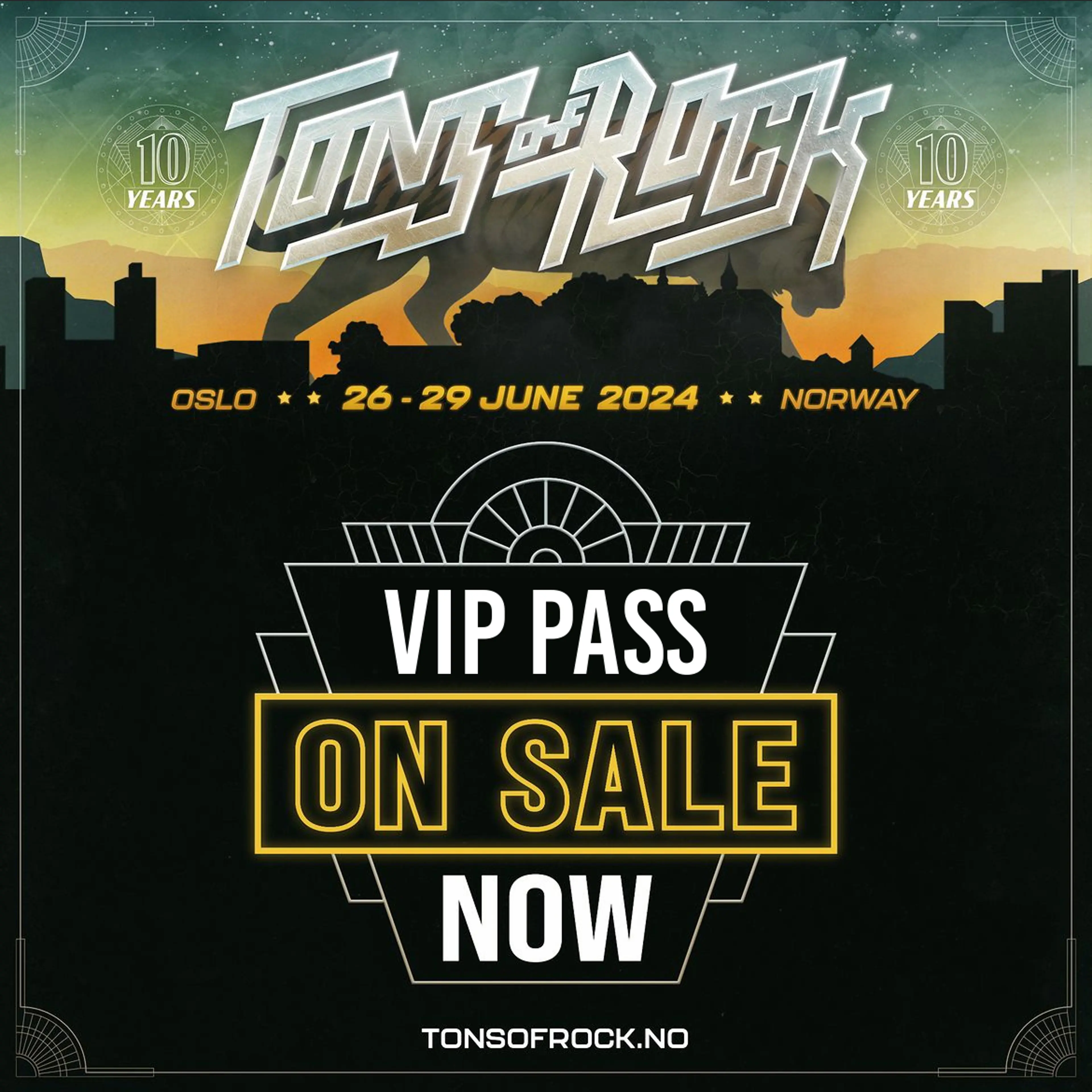 VIP-tickets on sale now!