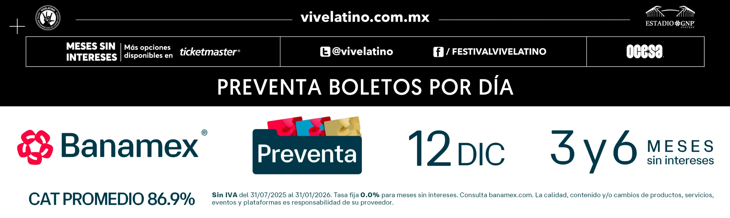 VL26 Cintillo de preventa individual